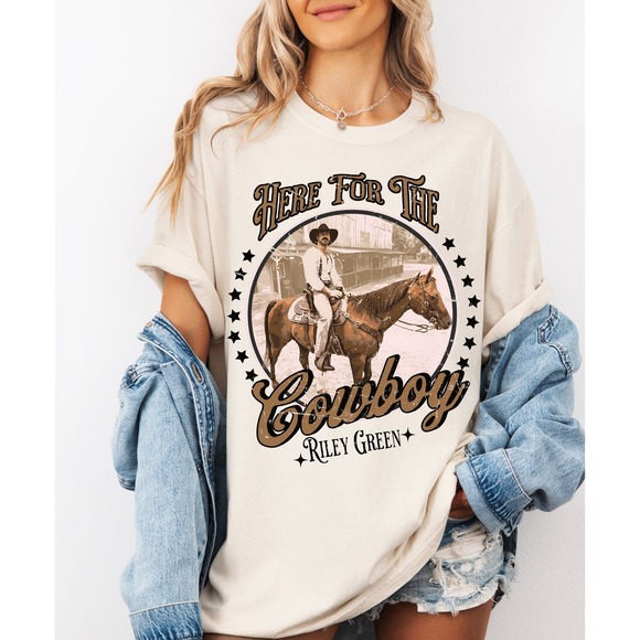 Other - Here For The Cowboy Riley Green Shirt
